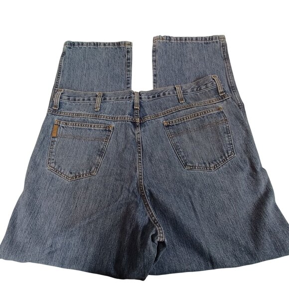 Cinch Men's 38x32 Blue Medium Wash Denim Jeans Straight Normcore Work Durable - Picture 3 of 8